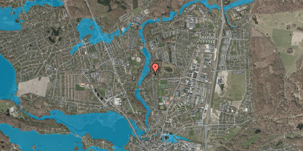 Oversvømmelsesrisiko fra vandløb på Caroline Amalie Vej 67C, 2800 Kongens Lyngby
