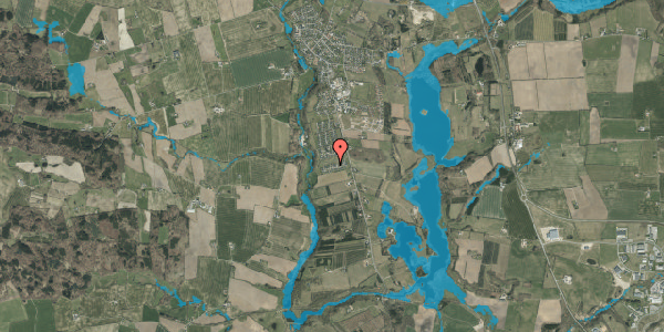 Oversvømmelsesrisiko fra vandløb på Elkærholmparken 56, 6040 Egtved