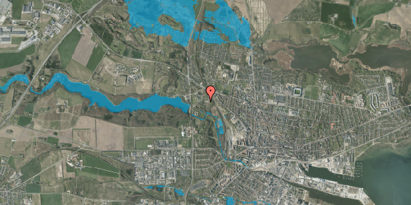 Oversvømmelsesrisiko fra vandløb på Hf Enghave 10, 8700 Horsens