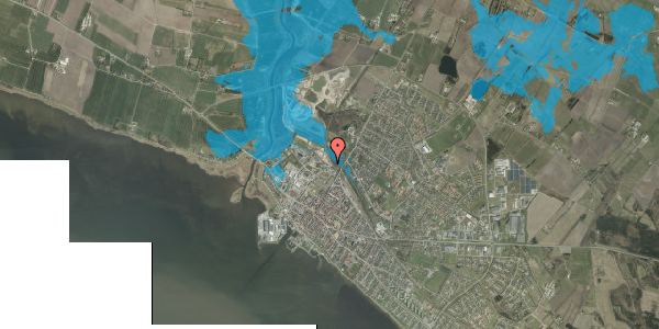 Oversvømmelsesrisiko fra vandløb på Kastengevej 15, 6950 Ringkøbing