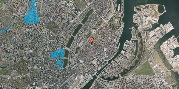 Oversvømmelsesrisiko fra vandløb på Hauser Plads 32A, 4. , 1127 København K