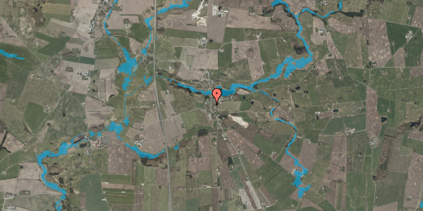 Oversvømmelsesrisiko fra vandløb på Døstrupvej 104, 9500 Hobro