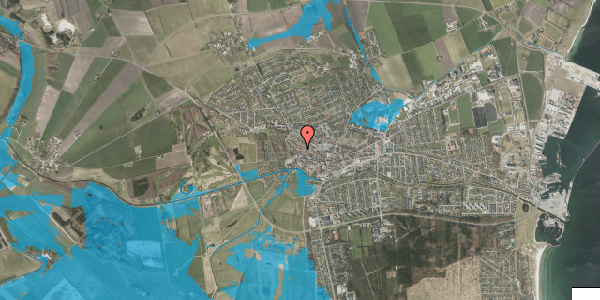 Oversvømmelsesrisiko fra vandløb på Storegade 49A, 8500 Grenaa