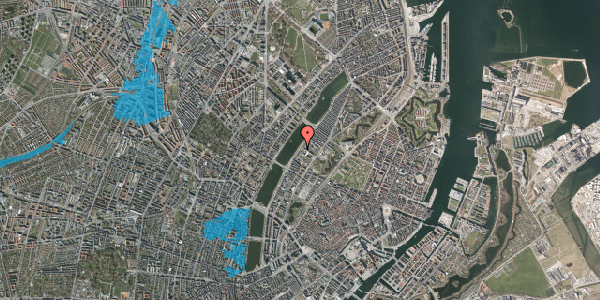 Oversvømmelsesrisiko fra vandløb på Øster Søgade 18, st. , 1357 København K