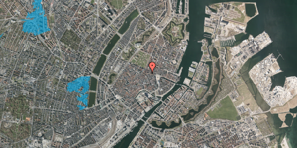 Oversvømmelsesrisiko fra vandløb på Store Regnegade 12, 3. th, 1110 København K