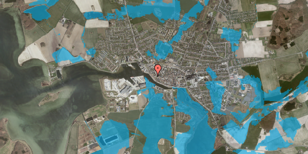 Oversvømmelsesrisiko fra vandløb på Havnegade 1, 4900 Nakskov