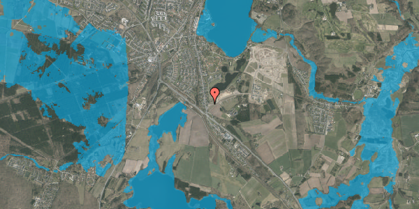 Oversvømmelsesrisiko fra vandløb på Arnbjerg Alle 3, 8800 Viborg
