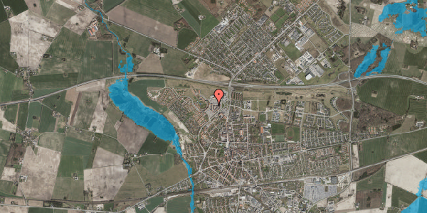 Oversvømmelsesrisiko fra vandløb på Klosterparks Alle 149, 4100 Ringsted