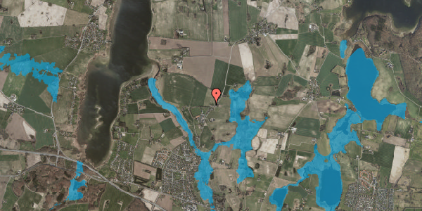 Oversvømmelsesrisiko fra vandløb på Herslevvej 37, 4000 Roskilde