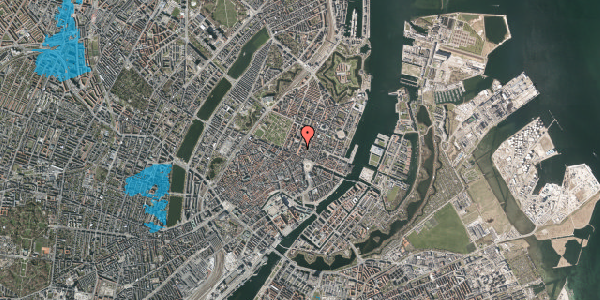 Oversvømmelsesrisiko fra vandløb på Borgergade 10, 1300 København K