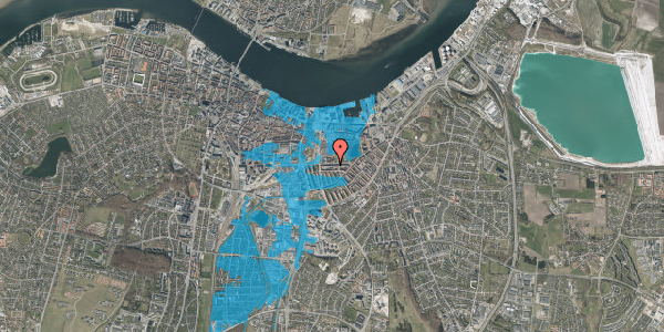 Oversvømmelsesrisiko fra vandløb på Fyensgade 32, 9000 Aalborg