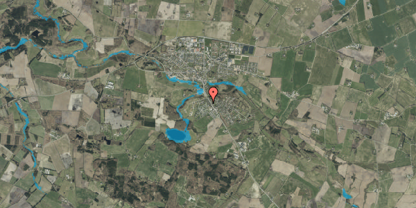 Oversvømmelsesrisiko fra vandløb på Hejlskovparken 50, 6040 Egtved