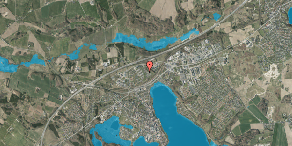 Oversvømmelsesrisiko fra vandløb på Kongefolden 38, 1. mf, 8660 Skanderborg