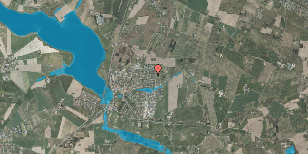 Oversvømmelsesrisiko fra vandløb på Hasselvangen 269, 8355 Solbjerg