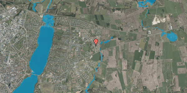 Oversvømmelsesrisiko fra vandløb på Skaldehøjvej 46, 8800 Viborg