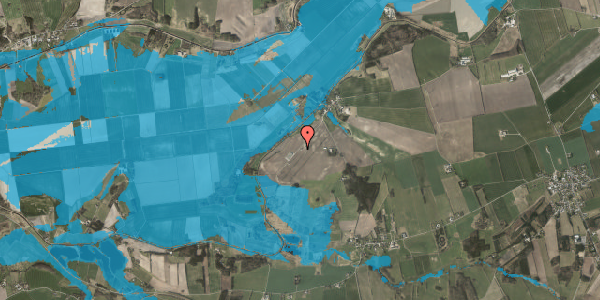 Oversvømmelsesrisiko fra vandløb på Søbyvej 21A, 8570 Trustrup