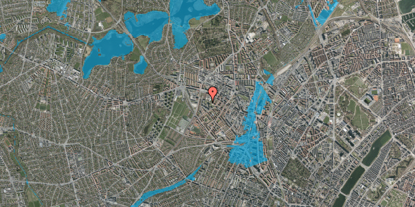Oversvømmelsesrisiko fra vandløb på Gråspurvevej 51, 4. 3, 2400 København NV