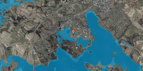 Oversvømmelsesrisiko fra vandløb på Sortesøvej 9A, . 8, 8660 Skanderborg