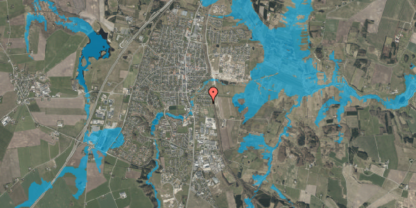 Oversvømmelsesrisiko fra vandløb på Ledvogtervej 146, 9530 Støvring
