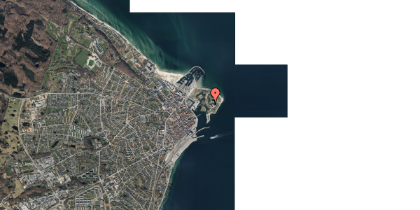 Oversvømmelsesrisiko fra vandløb på Kronborg 16A, 1. tv, 3000 Helsingør