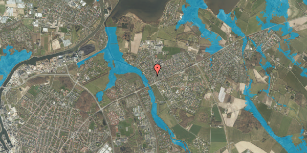 Oversvømmelsesrisiko fra vandløb på Strandvejen 6B, 5240 Odense NØ