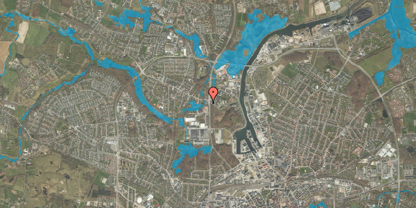 Oversvømmelsesrisiko fra vandløb på Næsbyvej 78B, 5270 Odense N