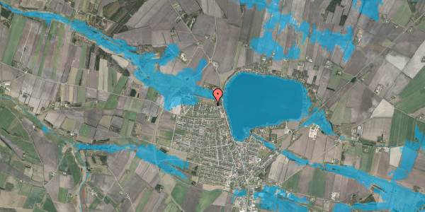 Oversvømmelsesrisiko fra vandløb på Søparken 25, 7451 Sunds