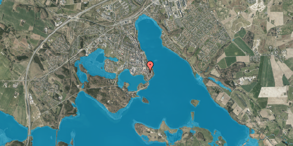 Oversvømmelsesrisiko fra vandløb på Adelgade 26, 1. th, 8660 Skanderborg