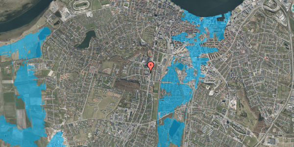 Oversvømmelsesrisiko fra vandløb på Hobrovej 42D, 1. , 9000 Aalborg