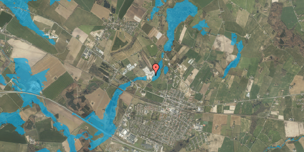 Oversvømmelsesrisiko fra vandløb på Odensevej 39A, 5550 Langeskov