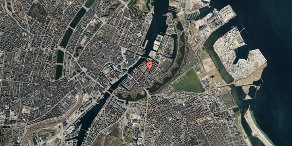 Oversvømmelsesrisiko fra vandløb på Overgaden Oven Vandet 62B, st. 3, 1415 København K