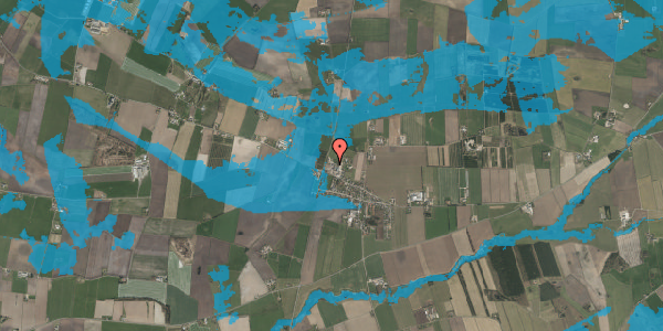 Oversvømmelsesrisiko fra vandløb på Nørrevirke 6, 6240 Løgumkloster