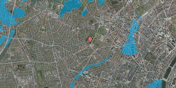 Oversvømmelsesrisiko fra vandløb på Ringholmvej 66, 1. tv, 2700 Brønshøj