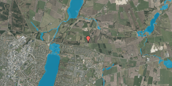 Oversvømmelsesrisiko fra vandløb på Hf. Hedehaverne 26, 8800 Viborg