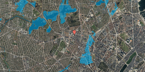 Oversvømmelsesrisiko fra vandløb på Møntmestervej 35, 3. mf, 2400 København NV