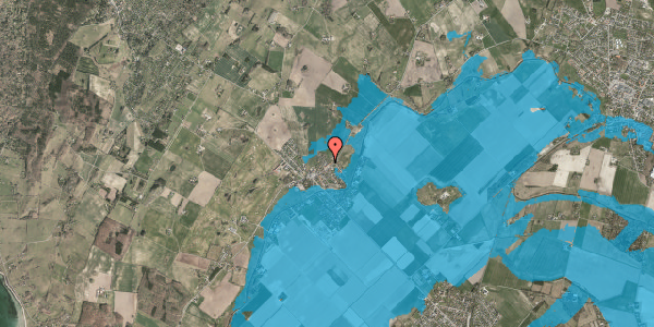 Oversvømmelsesrisiko fra vandløb på Havevangen 6, st. , 4540 Fårevejle