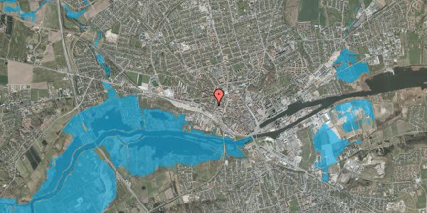 Oversvømmelsesrisiko fra vandløb på Steen Blichers Gade 1H, . th, 8900 Randers C