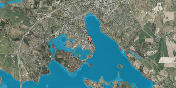 Oversvømmelsesrisiko fra vandløb på Adelgade 43, st. , 8660 Skanderborg