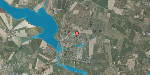 Oversvømmelsesrisiko fra vandløb på Solbjerg Hedevej 107, 8355 Solbjerg