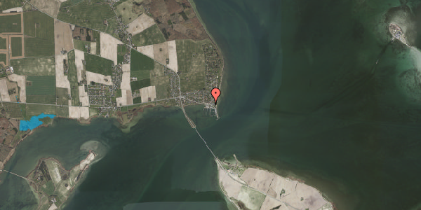 Oversvømmelsesrisiko fra vandløb på Kalvehave Havnevej 40C, 4771 Kalvehave
