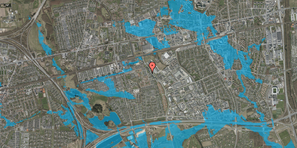 Oversvømmelsesrisiko fra vandløb på Promenaden 130, 2625 Vallensbæk