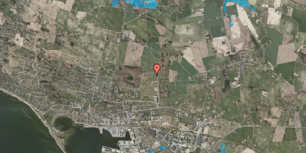 Oversvømmelsesrisiko fra vandløb på Klosterbakken 47, 4400 Kalundborg