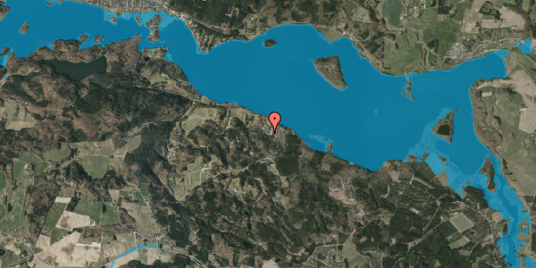 Oversvømmelsesrisiko fra vandløb på Bøgedalsvej 16, 8680 Ry