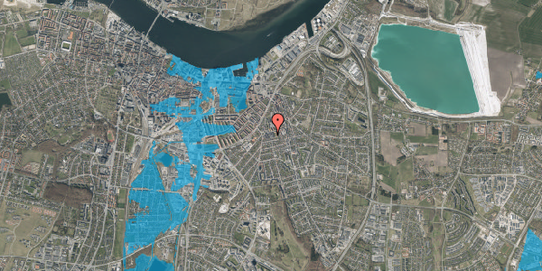 Oversvømmelsesrisiko fra vandløb på Odinsgade 29, 1. 7, 9000 Aalborg