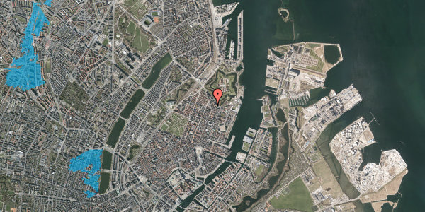 Oversvømmelsesrisiko fra vandløb på Bornholmsgade 3, 1266 København K