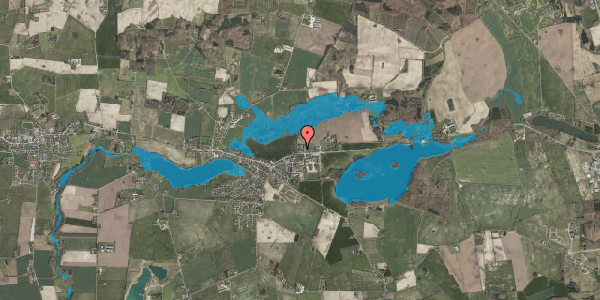 Oversvømmelsesrisiko fra vandløb på Svendborgvej 16B, st. 28, 5762 Vester Skerninge