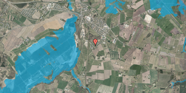 Oversvømmelsesrisiko fra vandløb på Jernbanevej 132, 7840 Højslev