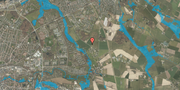 Oversvømmelsesrisiko fra vandløb på Svendsagervej 102, 5240 Odense NØ