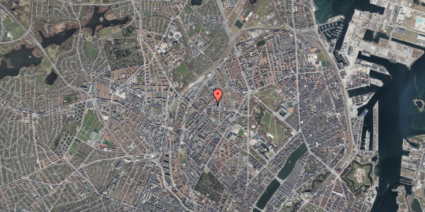 Oversvømmelsesrisiko fra vandløb på Hermodsgade 28, 3. 24, 2200 København N