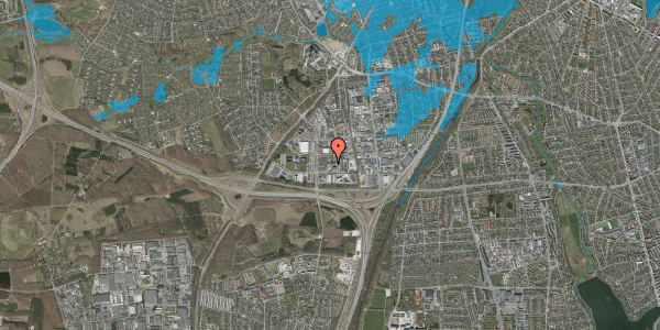 Oversvømmelsesrisiko fra vandløb på Ejby Industrivej 36, 2600 Glostrup